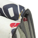 フェンディ FENDI フェンディローマ コンパクトウォレット BM0395 ホワイト レザー 三つ折り財布 ゴールド金具 ミニ財布