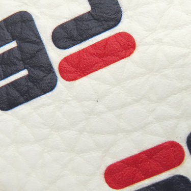 フェンディ FENDI フェンディローマ コンパクトウォレット BM0395 ホワイト レザー 三つ折り財布 ゴールド金具 ミニ財布