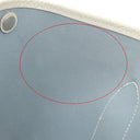 エルメス HERMES ガーデンパーティーPM ブルーリン×クレ トワルオフィシエ ネゴンダ トートバッグ シルバー金具 水色 オフホワイト