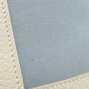 エルメス HERMES ガーデンパーティーPM ブルーリン×クレ トワルオフィシエ ネゴンダ トートバッグ シルバー金具 水色 オフホワイト