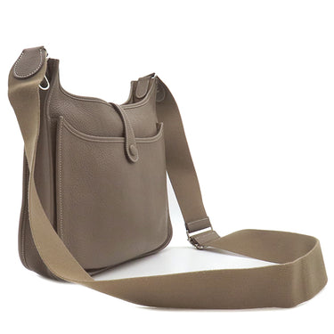 エルメス HERMES エヴリン3 PM エトゥープ トリヨンクレマンス ショルダーバッグ シルバー金具 グレージュ
