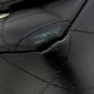 シャネル CHANEL マトラッセ20 ブラック×ホワイト レザー ショルダーバッグ シャンパンゴールド金具 黒 チェーンショルダー バイカラー