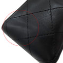 シャネル CHANEL マトラッセ20 ブラック×ホワイト レザー ショルダーバッグ シャンパンゴールド金具 黒 チェーンショルダー バイカラー