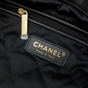シャネル CHANEL シャネル22 バッグパック ブラック レザー 2WAYバッグ マットゴールド金具 黒 ハンドバッグ リュック