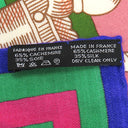 エルメス HERMES ショール カレ140 CARRE カレジェアン マルチカラー カシミヤ シルク ストール 【Della Cavalleria /デッラ カヴァッレリア】