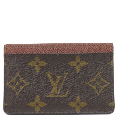 ルイヴィトン LOUIS VUITTON ポルト カルト サーンプル M61733 アルマニャック モノグラムキャンバス カードケース 茶 名刺入れ 定期入れ