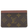 ルイヴィトン LOUIS VUITTON ポルト カルト サーンプル M61733 アルマニャック モノグラムキャンバス カードケース 茶 名刺入れ 定期入れ