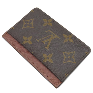 ルイヴィトン LOUIS VUITTON ポルト カルト サーンプル M61733 アルマニャック モノグラムキャンバス カードケース 茶 名刺入れ 定期入れ