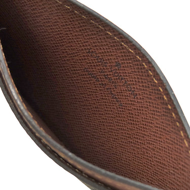 ルイヴィトン LOUIS VUITTON ポルト カルト サーンプル M61733 アルマニャック モノグラムキャンバス カードケース 茶 名刺入れ 定期入れ