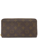 ルイヴィトン LOUIS VUITTON ジッピーウォレット M42616 ブラウン モノグラムキャンバス 長財布 ゴールド金具 茶 ラウンドファスナー