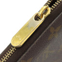 ルイヴィトン LOUIS VUITTON ジッピーウォレット M42616 ブラウン モノグラムキャンバス 長財布 ゴールド金具 茶 ラウンドファスナー