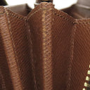 ルイヴィトン LOUIS VUITTON ジッピーウォレット M42616 ブラウン モノグラムキャンバス 長財布 ゴールド金具 茶 ラウンドファスナー