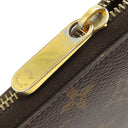 ルイヴィトン LOUIS VUITTON ジッピーウォレット M42616 ブラウン モノグラムキャンバス 長財布 ゴールド金具 茶 ラウンドファスナー