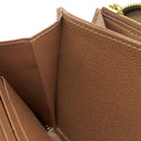 ルイヴィトン LOUIS VUITTON ジッピーウォレット M42616 ブラウン モノグラムキャンバス 長財布 ゴールド金具 茶 ラウンドファスナー