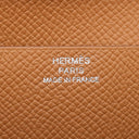 エルメス HERMES ベアンスフレ ゴールド ヴォーエプソン 長財布 シルバー金具 新品 未使用 茶 二つ折り財布