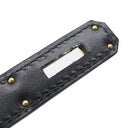 エルメス HERMES ケリー28 外縫い ブラック ボックスカーフ 2WAYバッグ ゴールド金具 黒