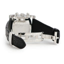 腕時計 ブルガリ BVLGARI アショーマ クロノグラフ AA44SCH 自動巻き メンズ グレー デイト スモールセコンド サンレイ