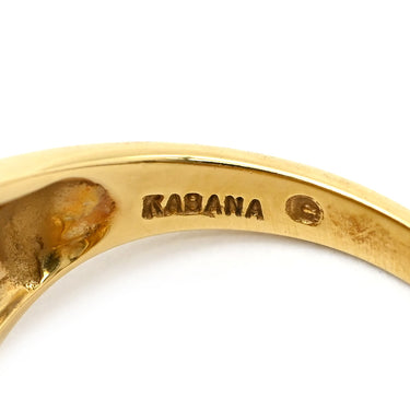 ノンブランド NON BRAND オパール リング イエローゴールド K18YG オパール リング 指輪 750 YG 11.5号