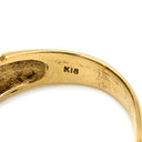 ノンブランド NON BRAND ダイヤモンド 0.327ct リング イエローゴールド K18YG ダイヤモンド リング 指輪 1P 1粒 18K 750 YG 20号