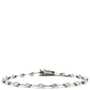 デビアス DE BEERS ライン ホワイトゴールド K18WG ダイヤモンド ブレスレット Au750 18K ダイヤモンド LINE