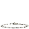 デビアス DE BEERS ライン ホワイトゴールド K18WG ダイヤモンド ブレスレット Au750 18K ダイヤモンド LINE