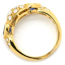 コンコルド CONCORD サファイヤ ダイヤリング イエローゴールド K18YG ダイヤモンド サファイヤ リング 指輪 750 YG 11号