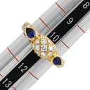 コンコルド CONCORD サファイヤ ダイヤリング イエローゴールド K18YG ダイヤモンド サファイヤ リング 指輪 750 YG 11号