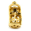 ティファニー Tiffany & Co ミネヴァリー イエローゴールド K18YG ピアス T&Co. メッシュ 750 YG フープピアス