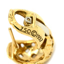 ティファニー Tiffany & Co ミネヴァリー イエローゴールド K18YG ピアス T&Co. メッシュ 750 YG フープピアス