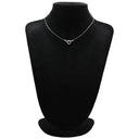 ノンブランド NON BRAND ブルーサファイア ダイヤペンダント プラチナシルバー Pt900 サファイア ダイヤモンド Pt850(チェーン) ネックレス 青 ブルー