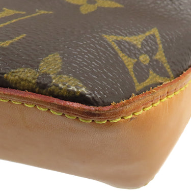 ルイヴィトン LOUIS VUITTON トロター M51240 モノグラム モノグラムキャンバス ショルダーバッグ ゴールド金具 茶 斜め掛け
