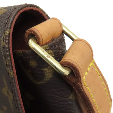 ルイヴィトン LOUIS VUITTON ミュゼットタンゴ ショート M51257 モノグラム モノグラムキャンバス ショルダーバッグ ゴールド金具 茶 肩掛け