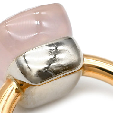 ポメラート Pomellato ヌード リング PAA1100 ピンク×ローズゴールド K18RG ローズクォーツ #52(JP9) リング 指輪 Au750 18K 18金 RG ローズクォーツ ローズゴールド 9号