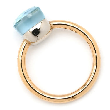 ポメラート Pomellato ヌード リング PAB4030 ブルーXイエローゴールド K18YG ブルートパーズ #53 リング 指輪 Au750 18K 18金 YG ヌードプチ 11号