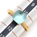 ポメラート Pomellato ヌード リング PAB4030 ブルーXイエローゴールド K18YG ブルートパーズ #53 リング 指輪 Au750 18K 18金 YG ヌードプチ 11号