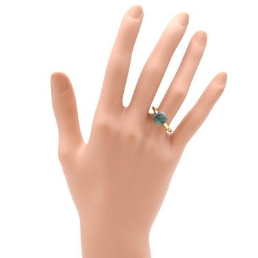 ポメラート Pomellato ヌード リング PAB4030 ブルーXイエローゴールド K18YG ブルートパーズ #53 リング 指輪 Au750 18K 18金 YG ヌードプチ 11号