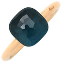 ポメラート Pomellato ヌード リング PAB4030 ブルー×ピンクゴールド K18PG ブルートパーズ #55 リング 指輪 Au750 18K 18金 RG ブルートパーズ ヌードプチ 13号