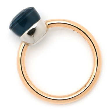 ポメラート Pomellato ヌード リング PAB4030 ブルー×ピンクゴールド K18PG ブルートパーズ #55 リング 指輪 Au750 18K 18金 RG ブルートパーズ ヌードプチ 13号