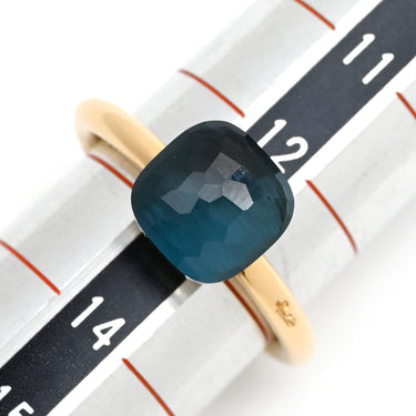 ポメラート Pomellato ヌード リング PAB4030 ブルー×ピンクゴールド K18PG ブルートパーズ #55 リング 指輪 Au750 18K 18金 RG ブルートパーズ ヌードプチ 13号