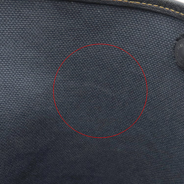 エルメス HERMES ガーデンパーティーPM デニムフォンセ トワルアッシュ レザー トートバッグ シルバー金具 紺 黒 トワルH リカラー有