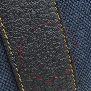 エルメス HERMES ガーデンパーティーPM デニムフォンセ トワルアッシュ レザー トートバッグ シルバー金具 紺 黒 トワルH リカラー有