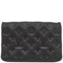ルイヴィトン LOUIS VUITTON ポシェットクッサン M82116 ブラック ラムレザー 2WAYバッグ ゴールド金具 黒 チェーンショルダー クラッチ