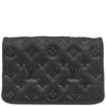 ルイヴィトン LOUIS VUITTON ポシェットクッサン M82116 ブラック ラムレザー 2WAYバッグ ゴールド金具 黒 チェーンショルダー クラッチ