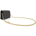 ルイヴィトン LOUIS VUITTON ポシェットクッサン M82116 ブラック ラムレザー 2WAYバッグ ゴールド金具 黒 チェーンショルダー クラッチ