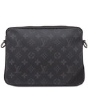 ルイヴィトン LOUIS VUITTON トリオ メッセンジャー M69443 モノグラムエクリプス モノグラムエクリプス キャンバス モノグラムエクリプス リバース キャンバス ショルダーバッグ ガンメタル金具 黒 グレー