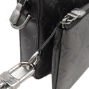 ルイヴィトン LOUIS VUITTON トリオ メッセンジャー M69443 モノグラムエクリプス モノグラムエクリプス キャンバス モノグラムエクリプス リバース キャンバス ショルダーバッグ ガンメタル金具 黒 グレー