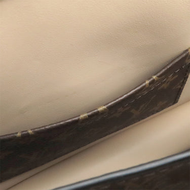 ルイヴィトン LOUIS VUITTON トランククラッチ M43596 モノグラム×モノグラムリバース モノグラムキャンバス モノグラムリバースキャンバス 2WAYバッグ ゴールド金具 斜め掛け ショルダー 茶