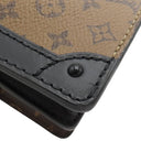 ルイヴィトン LOUIS VUITTON トランククラッチ M43596 モノグラム×モノグラムリバース モノグラムキャンバス モノグラムリバースキャンバス 2WAYバッグ ゴールド金具 斜め掛け ショルダー 茶