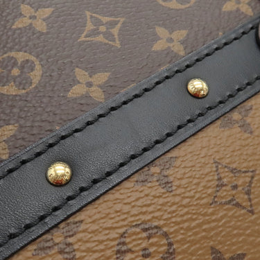 ルイヴィトン LOUIS VUITTON トランククラッチ M43596 モノグラム×モノグラムリバース モノグラムキャンバス モノグラムリバースキャンバス 2WAYバッグ ゴールド金具 斜め掛け ショルダー 茶