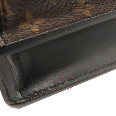 ルイヴィトン LOUIS VUITTON トランククラッチ M43596 モノグラム×モノグラムリバース モノグラムキャンバス モノグラムリバースキャンバス 2WAYバッグ ゴールド金具 斜め掛け ショルダー 茶